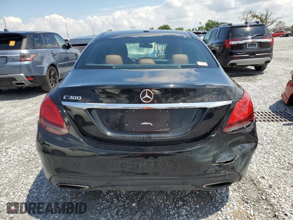 2019 Mercedes-Benz C 300 with VIN 55SWF8DB9KU297937, listed as a Copart auction lot 64764675 with 73,831 mi miles and Salvage title. Bid and sale history available at DreamBid. Image 6.