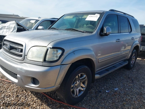 2001 Toyota Sequoia SR5 with VIN 5TDZT34A71S028573, listed as a IAAI auction lot 42061154 with 274,467 mi miles. Bid and sale history available at carsss.com. Image 2.
