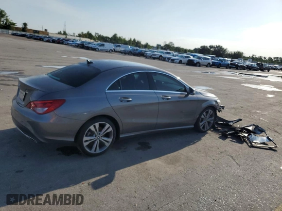 2018 Mercedes-Benz CLA with VIN WDDSJ4EB6JN636097, listed as a Copart auction lot 57271483 with 50,804 mi miles. Bid and sale history available at carsss.com. Image 3.