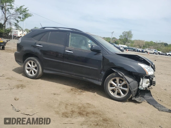 2008 Lexus RX 350 with VIN 2T2HK31U78C074755, listed as a Copart auction lot 54092255 with 200,837 mi miles and Salvage Title. Bid and sale history available at DreamBid. Image 4.