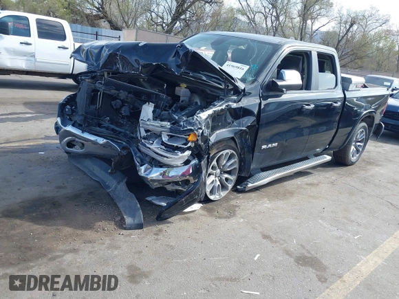 2019 Ram 1500 Laramie with VIN 1C6SRFDTXKN545769, listed as a IAAI auction lot 41969816 with 98,230 mi miles. Bid and sale history available at carsss.com. Image 16.