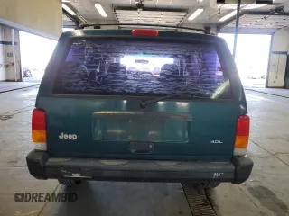 1997 Jeep Cherokee SE with VIN 1J4FJ28S0VL551442, listed as a Copart auction lot 49215195 with 164,356 mi miles and Salvage Title. Bid and sale history available at carsss.com. Image 6.