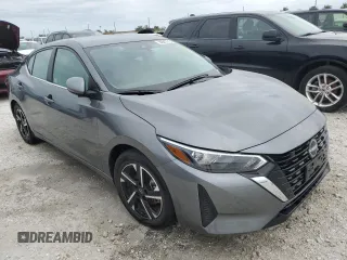 2024 Nissan Sentra SV with VIN 3N1AB8CV5RY306945, listed as a Copart auction lot 75135884 with Not Provided miles and Non Repairable. Bid and sale history available at DreamBid. Image 4.