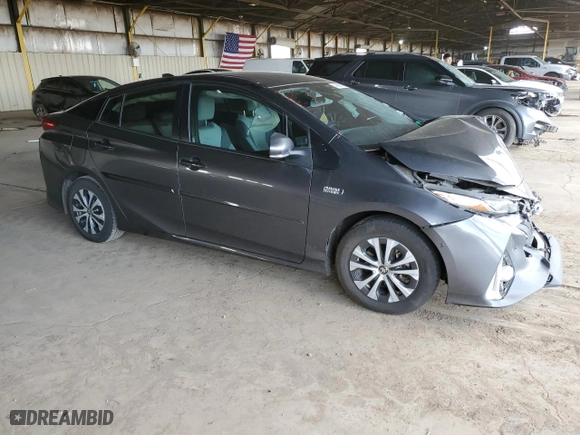 2021 Toyota Prius Prime LE with VIN JTDKAMFP2M3168776, listed as a Copart auction lot 49085615 with NaN miles and Salvage Title. Bid and sale history available at carsss.com. Image 4.
