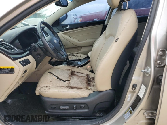 2014 Kia Cadenza Premium with VIN KNALN4D77E5134265, listed as a Copart auction lot 74512754 with 0 mi miles and Salvage Title. Bid and sale history available at carsss.com. Image 7.