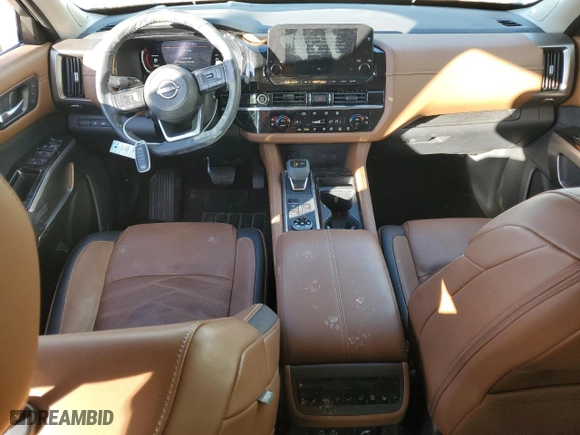 2023 Nissan Pathfinder Platinum with VIN 5N1DR3DK5PC268180, listed as a Copart auction lot 44169395 with 20,305 mi miles and Salvage Title. Bid and sale history available at carsss.com. Image 8.