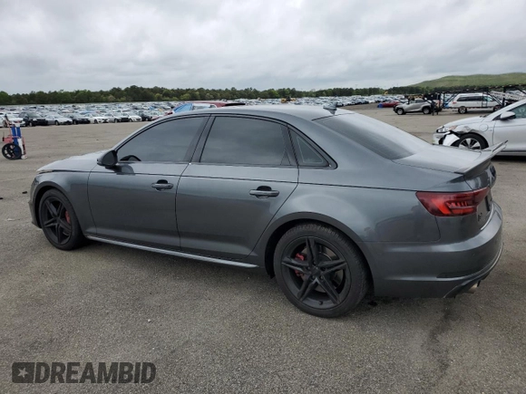 2019 Audi S4 Premium Plus z VIN WAUB4AF48KA115193, wystawiony jako Copart lot #58429795 z przebiegiem 53 054 mil mil oraz Szkody całkowita. Historia ofert i sprzedaży dostępna na DreamBid. Obrazek 2.