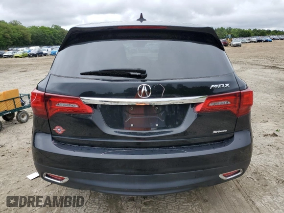 2016 Acura MDX Technology z VIN 5FRYD4H44GB043093, wystawiony jako Copart lot #56663955 z przebiegiem 204 655 mil mil oraz Szkoda całkowita • Salvage title. Historia ofert i sprzedaży dostępna na DreamBid. Obrazek 6.