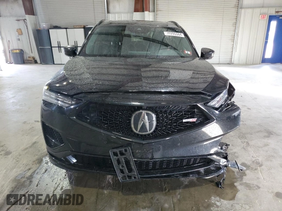 2022 Acura MDX Type S w/Advance Package with VIN 5J8YD8H88NL001985, listed as a Copart auction lot 70295564 with 35,651 mi miles and Salvage Title. Bid and sale history available at carsss.com. Image 5.