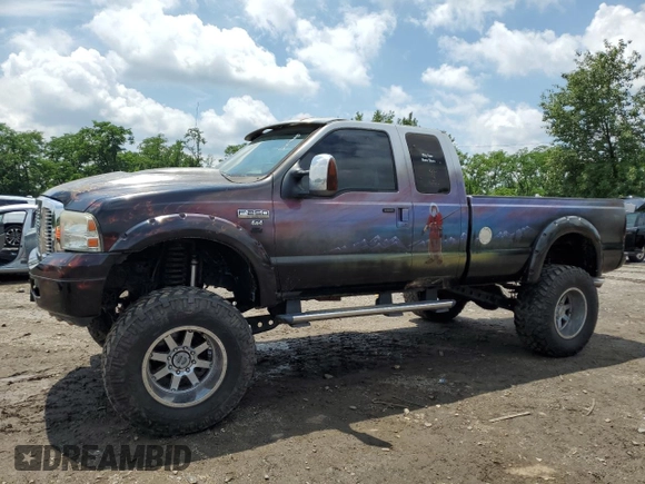 2006 Ford F-250 XL with VIN 1FTSX21P56EB39497, listed as a Copart auction lot 63044015 with 123,972 mi miles and Clean title. Bid and sale history available at DreamBid. Image 1.