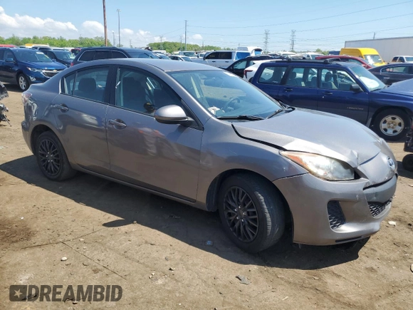 2013 Mazda 3 i SV with VIN JM1BL1TF5D1833766, listed as a Copart auction lot 56921475 with 148,084 mi miles and Salvage title. Bid and sale history available at DreamBid. Image 4.