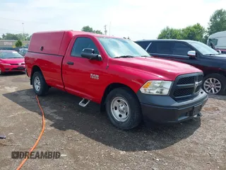 2015 Ram 1500 Tradesman z VIN 3C6JR6DG0FG580916, wystawiony jako IAAI lot #42756492 z przebiegiem 50 229 mil mil oraz . Historia ofert i sprzedaży dostępna na DreamBid. Obrazek 1.