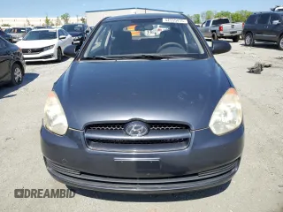 2008 Hyundai Accent GS with VIN KMHCM36C98U102546, listed as a Copart auction lot 52555415 with 159,468 mi miles and Salvage Title. Bid and sale history available at carsss.com. Image 5.