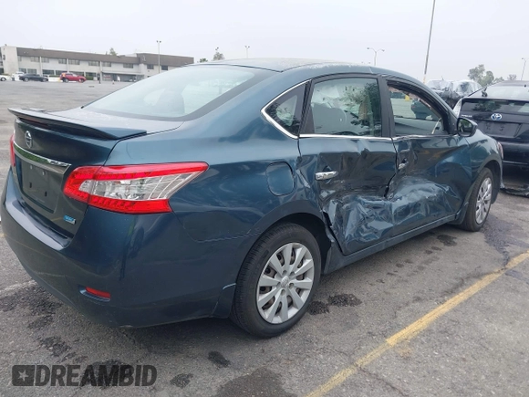 2014 Nissan Sentra S with VIN 3N1AB7AP9EY325863, listed as a IAAI auction lot 42045975 with 143,808 mi miles and . Bid and sale history available at DreamBid. Image 4.