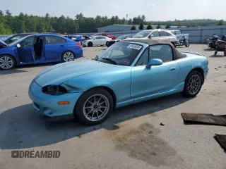 2001 Mazda MX-5 Miata with VIN JM1NB353810212585, listed as a Copart auction lot 59659055 with 186,488 mi miles and Salvage title. Bid and sale history available at DreamBid. Image 1.
