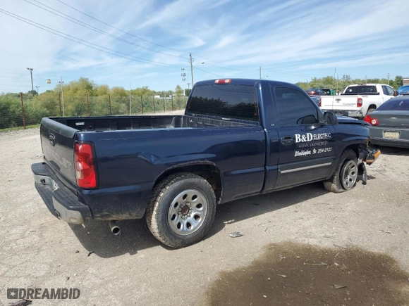 2006 Chevrolet Silverado 1500 LS with VIN 3GCEC14X96G221031, listed as a Copart auction lot 69818934 with 124,520 mi miles and Salvage Title. Bid and sale history available at carsss.com. Image 3.
