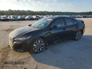 2024 Nissan Sentra SV z VIN 3N1AB8CV8RY237300, wystawiony jako Copart lot #55599015 z przebiegiem 44 339 mil mil oraz Szkoda całkowita • Salvage title. Historia ofert i sprzedaży dostępna na DreamBid. Obrazek 1.