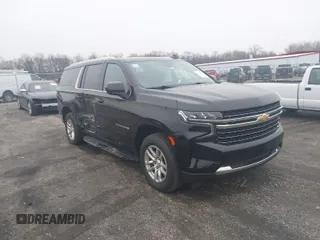 2023 Chevrolet Suburban LT with VIN 1GNSKCKD0PR129079, listed as a IAAI auction lot 41547855 with 158,820 mi miles and . Bid and sale history available at DreamBid. Image 1.