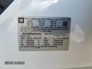 2013 Cadillac SRX Performance Collection z VIN 3GYFNDE35DS585852, wystawiony jako Copart lot #53179435 z przebiegiem 146 814 mil mil oraz Szkoda całkowita • Salvage title. Historia ofert i sprzedaży dostępna na DreamBid. Obrazek 14.