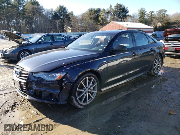 2018 Audi A6 Premium with VIN WAUF8AFC9JN093032, listed as a Copart auction lot 46118955 with 55,713 mi miles and Salvage Title. Bid and sale history available at carsss.com. Image 1.