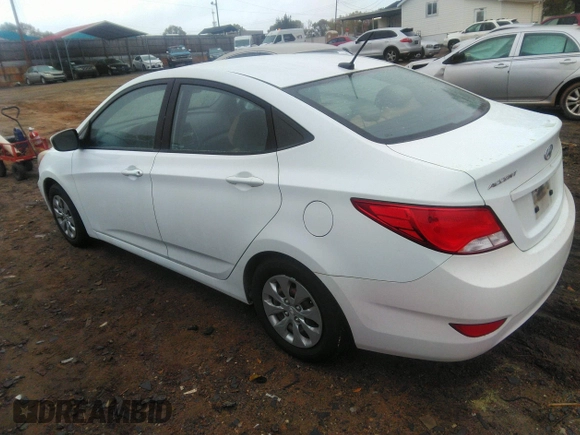 2016 Hyundai Accent SE with VIN KMHCT4AE8GU979206, listed as a IAAI auction lot 41956931 with 146,157 mi miles and . Bid and sale history available at DreamBid. Image 3.