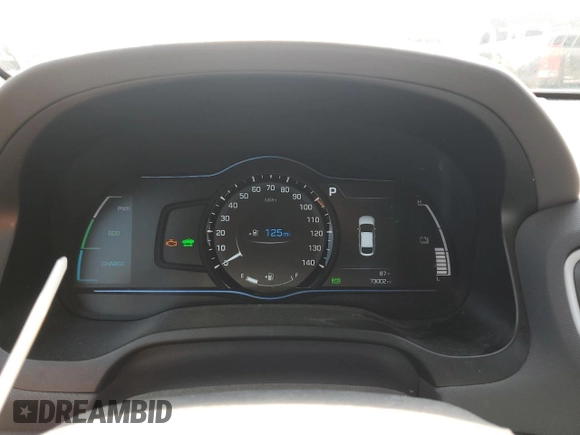 2018 Hyundai Ioniq Limited with VIN KMHC85LCXJU071785, listed as a Copart auction lot 63737715 with 73,002 mi miles and Clean title. Bid and sale history available at DreamBid. Image 9.