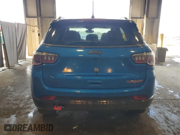2017 Jeep Compass Trailhawk z VIN 3C4NJDDB1HT689633, wystawiony jako Copart lot #63426175 z przebiegiem 63 209 mil mil oraz Szkoda całkowita • Salvage title. Historia ofert i sprzedaży dostępna na DreamBid. Obrazek 6.