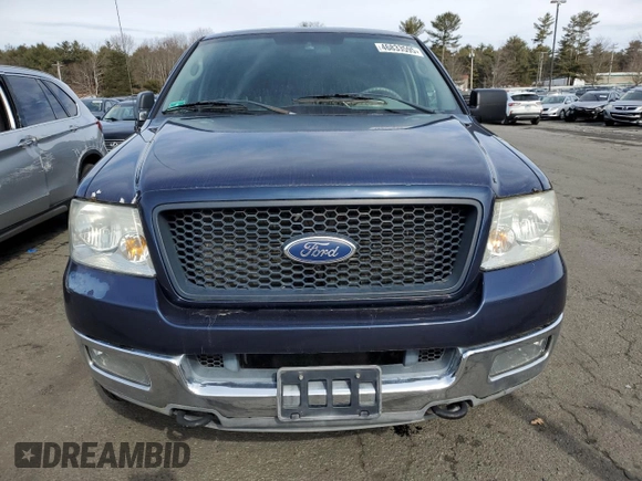 2004 Ford F-150 XL with VIN 1FTRF14W84NA81011, listed as a Copart auction lot 46833595 with 93,782 mi miles and Clean Title. Bid and sale history available at DreamBid. Image 5.