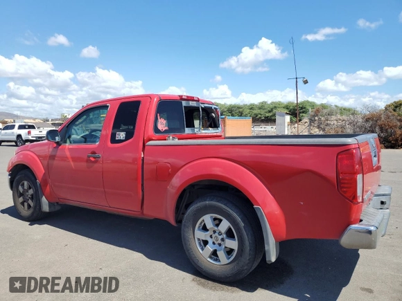 2005 Nissan Frontier LE with VIN 1N6AD06W45C402255, listed as a Copart auction lot 75503734 with 219,934 mi miles and Salvage title. Bid and sale history available at DreamBid. Image 2.