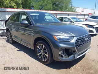 2023 Audi Q5 S line Premium Plus with VIN WA1EAAFY3P2123399, listed as a IAAI auction lot 41975457 with 41,208 mi miles. Bid and sale history available at carsss.com. Image 1.