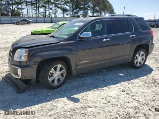 2016 GMC Terrain SLT with VIN 2GKALPEK5G6244618, listed as a Copart auction lot 50946265 with 109,497 mi miles and Salvage Title. Bid and sale history available at carsss.com. Image 1.