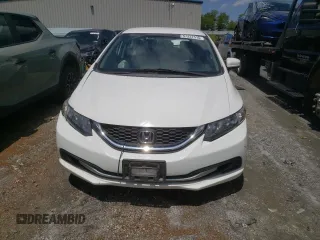 2015 Honda Civic LX with VIN 2HGFB2F54FH560189, listed as a Copart auction lot 57337515 with 68,531 mi miles and Salvage title. Bid and sale history available at DreamBid. Image 5.