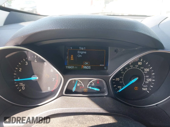 2017 Ford Escape Titanium with VIN 1FMCU0J91HUA75417, listed as a IAAI auction lot 42044170 with 116,431 mi miles. Bid and sale history available at carsss.com. Image 7.
