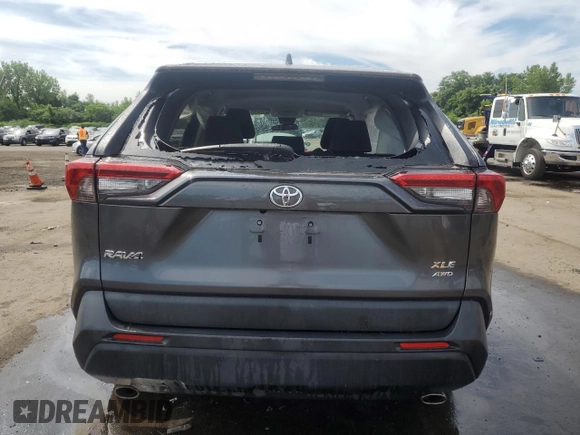 2020 Toyota RAV4 XLE with VIN 2T3P1RFV2LC121388, listed as a Copart auction lot 61336565 with Not provided miles and Salvage title. Bid and sale history available at DreamBid. Image 6.