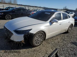 2020 Hyundai Sonata Hybrid Limited with VIN KMHL54JJ3LA009430, listed as a Copart auction lot 45139205 with 72,297 mi miles and Salvage Title. Bid and sale history available at carsss.com. Image 1.