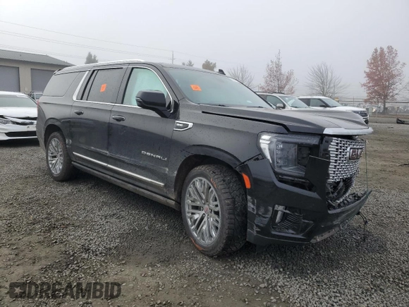 2021 GMC Yukon XL Denali with VIN 1GKS2JKL7MR175481, listed as a Copart auction lot 83849774 with 0 mi miles and Salvage Title. Bid and sale history available at carsss.com. Image 4.