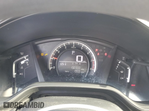 2017 Honda CR-V LX with VIN 2HKRW6H38HH202901, listed as a Copart auction lot 43348895 with 132,333 mi miles and Salvage Title. Bid and sale history available at DreamBid. Image 9.