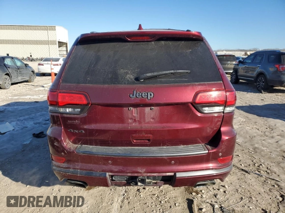 2018 Jeep Grand Cherokee High Altitude z VIN 1C4RJFCG9JC476134, wystawiony jako Copart lot #88919085 z przebiegiem 124 980 mil mil oraz Szkoda całkowita • Salvage title. Historia ofert i sprzedaży dostępna na DreamBid. Obrazek 6.