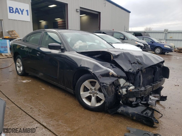 2013 Dodge Charger SE with VIN 2C3CDXBG3DH737459, listed as a Copart auction lot 46648645 with 119,487 mi miles and Salvage Title. Bid and sale history available at carsss.com. Image 4.