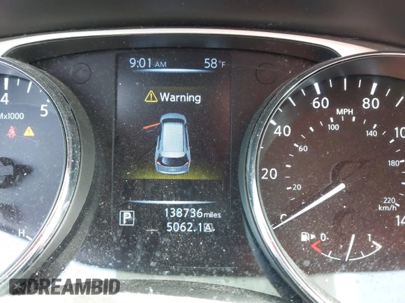 2016 Nissan Rogue SL with VIN 5N1AT2MT7GC862065, listed as a IAAI auction lot 42056628 with 138,736 mi miles and . Bid and sale history available at DreamBid. Image 7.