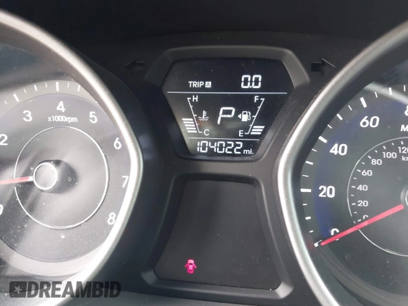 2016 Hyundai Elantra SE with VIN 5NPDH4AE7GH707735, listed as a IAAI auction lot 42460102 with 104,022 mi miles and . Bid and sale history available at DreamBid. Image 15.