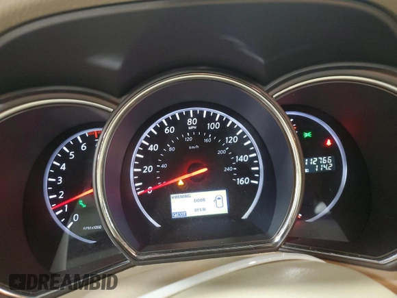 2014 Nissan Murano S with VIN JN8AZ1MUXEW403716, listed as a Copart auction lot 46852465 with 112,766 mi miles and Salvage Title. Bid and sale history available at carsss.com. Image 9.