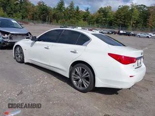 2017 Infiniti Q50 3.0t Premium with VIN JN1EV7AR4HM831716, listed as a IAAI auction lot 40413889 with 56,402 mi miles. Bid and sale history available at carsss.com. Image 3.