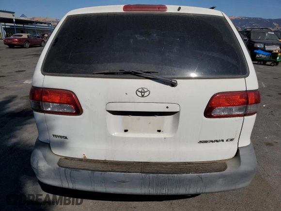 2002 Toyota Sienna CE with VIN 4T3ZF19C22U466357, listed as a Copart auction lot 74635894 with 285,291 mi miles and Clean Title. Bid and sale history available at carsss.com. Image 6.