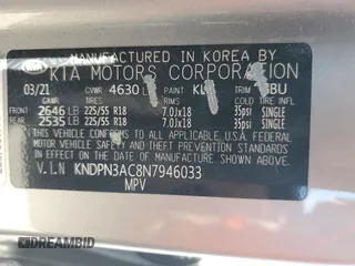 2022 Kia Sportage EX with VIN KNDPN3AC8N7946033, listed as a Copart auction lot 58043585 with 148,161 mi miles and Salvage title. Bid and sale history available at DreamBid. Image 13.