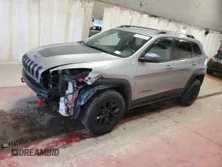 2017 Jeep Cherokee Trailhawk L Plus with VIN 1C4PJMBBXHW666051, listed as a Copart auction lot 51605455 with 99,259 mi miles and Salvage Title. Bid and sale history available at carsss.com. Image 1.