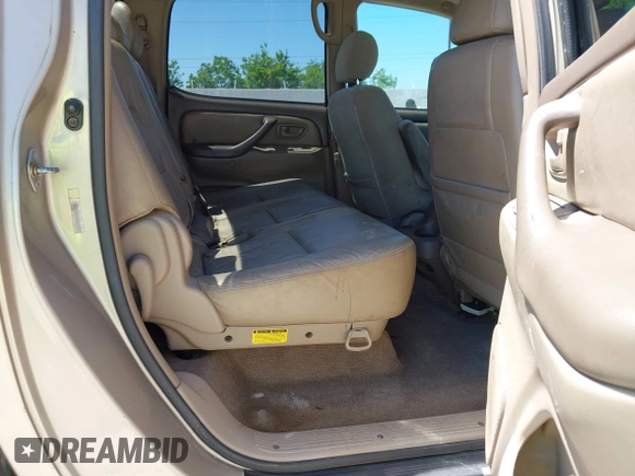 2004 Toyota Tundra SR5 with VIN 5TBET34124S437317, listed as a IAAI auction lot 42255393 with 308,387 mi miles and . Bid and sale history available at DreamBid. Image 8.