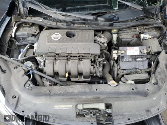 2014 Nissan Sentra SV with VIN 3N1AB7AP1EY254819, listed as a Copart auction lot 51493125 with 73,558 mi miles and Salvage Title. Bid and sale history available at DreamBid. Image 12.