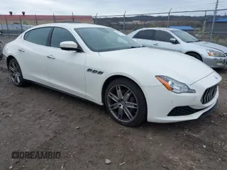 2017 Maserati Quattroporte S Q4 z VIN ZAM56RRA0H1227405, wystawiony jako IAAI lot #41964889 z przebiegiem 37 965 mil mil oraz . Historia ofert i sprzedaży dostępna na DreamBid. Obrazek 1.
