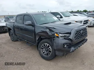 2022 Toyota Tacoma SR5 with VIN 3TMAZ5CN7NM184856, listed as a IAAI auction lot 42129670 with 55,059 mi miles and . Bid and sale history available at DreamBid. Image 1.